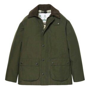 Barbour Bedale SL Non-Waxed Jacket 34 - Sage Green Japan Unwaxed 2-layer XS